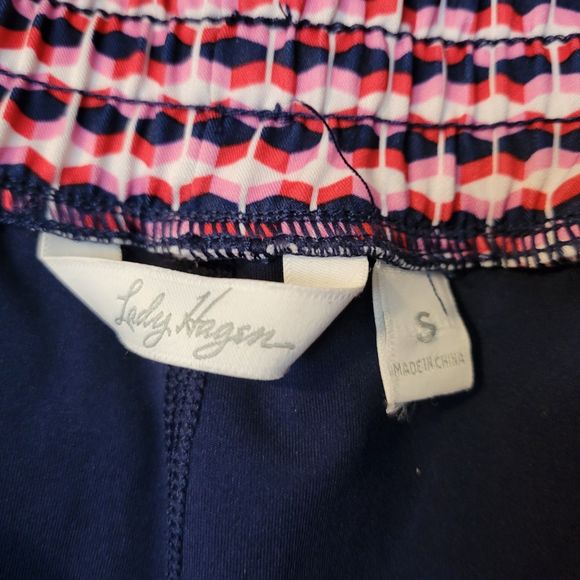 Lady Hagan Off to the Races Red/White/Blue Print Mini Golf Tennis Skort Size S - Picture 3 of 8